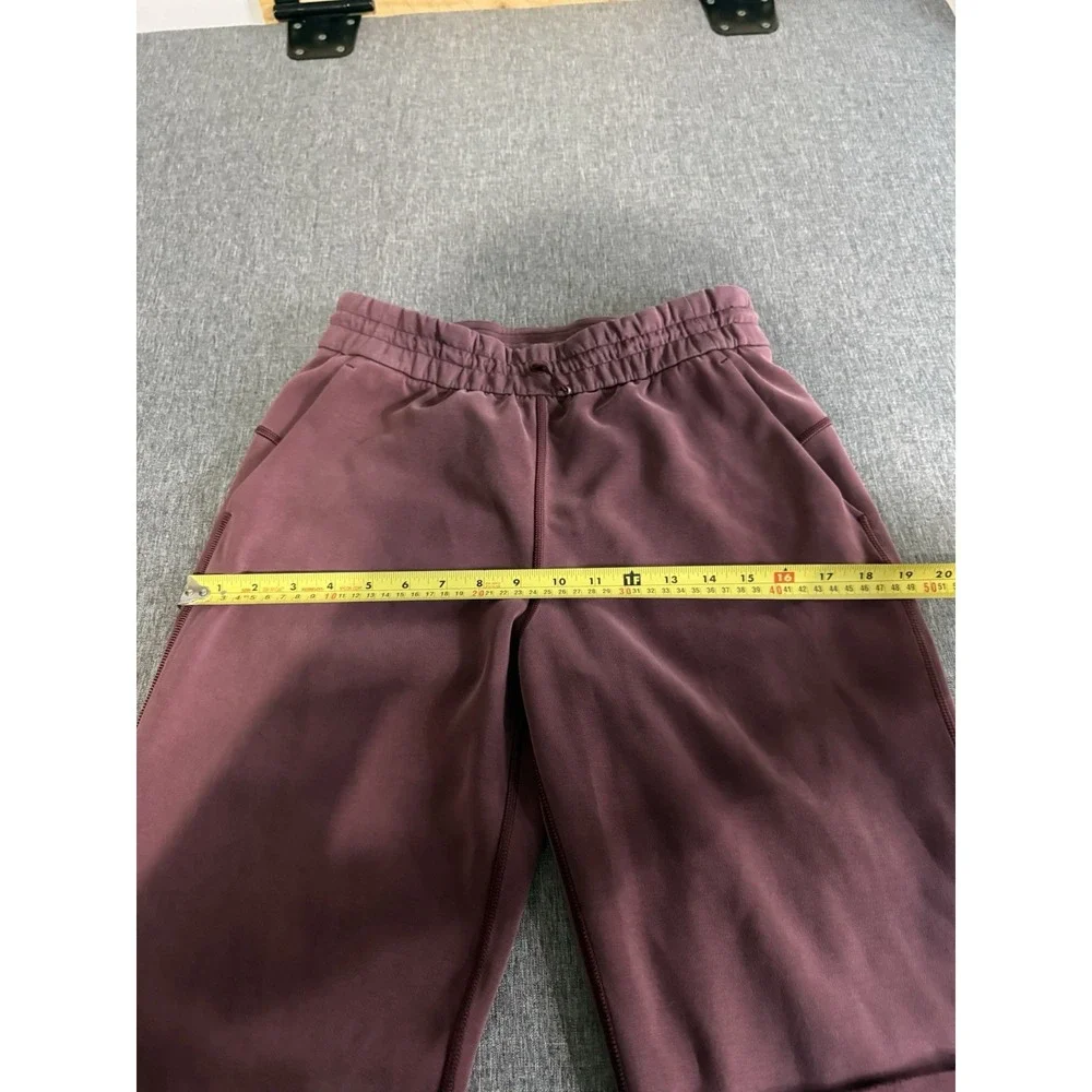 Lululemon women's Softstreme High Rise Maroon Pants Sz 6